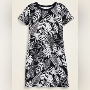 Old Navy fitted crew neck jersey tee dress